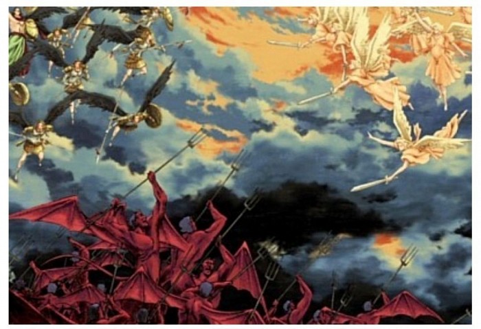 Faithful Angels Fighting Against the Fallen Angels and the Rebelious Sons/Daughters of God in the 2nd Heaven (Space)