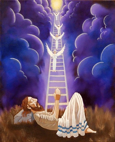 Jacob's Ladder - A Vision of the Stone Kingdom in Operation While Laying on a Stone. The Millennial Reign of Christ!